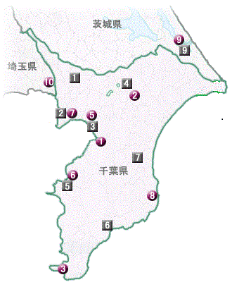 千葉近隣引取場所地図